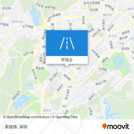 新陂路地图