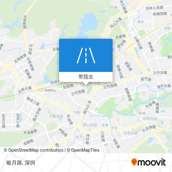 银月路地图