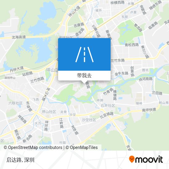启达路地图