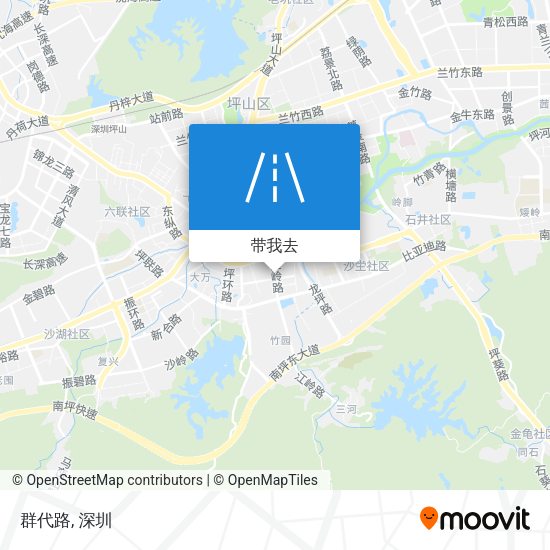 群代路地图