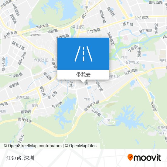 江边路地图