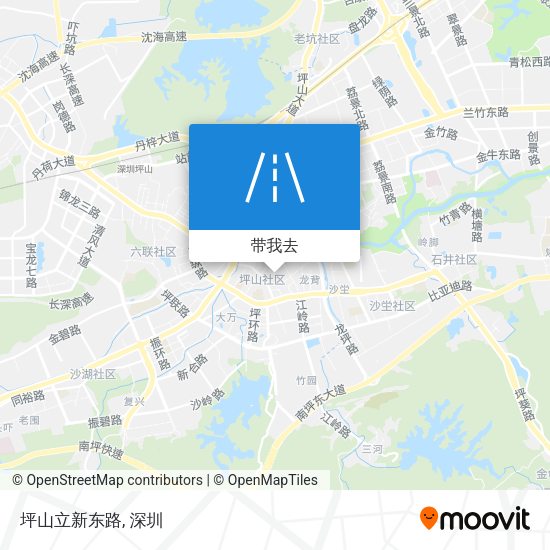 坪山立新东路地图