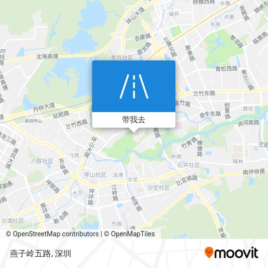 燕子岭五路地图