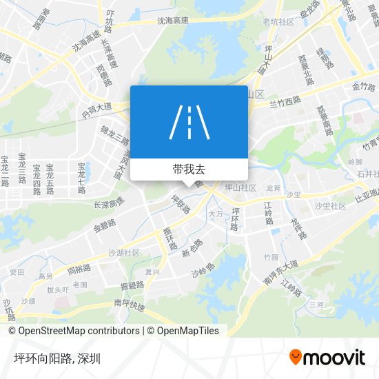 坪环向阳路地图