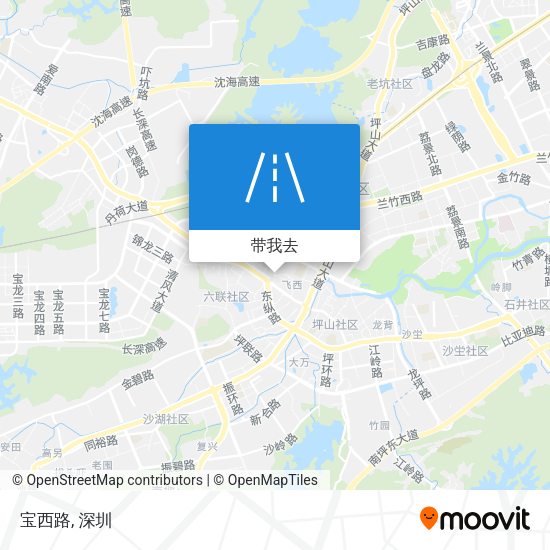 宝西路地图