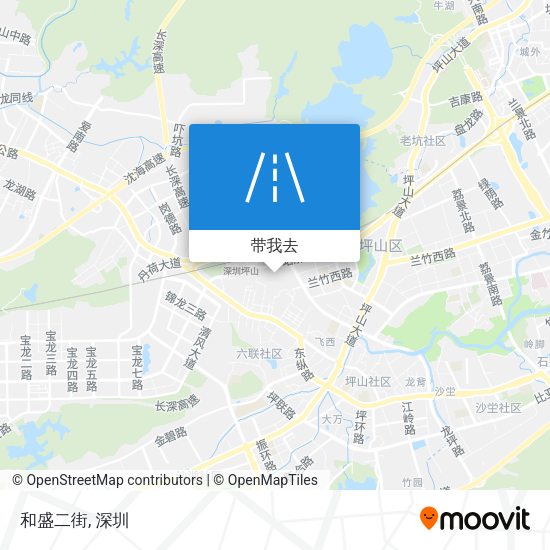 和盛二街地图