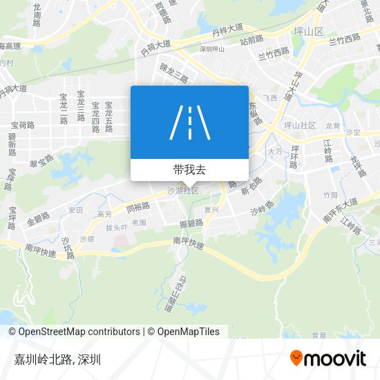 嘉圳岭北路地图