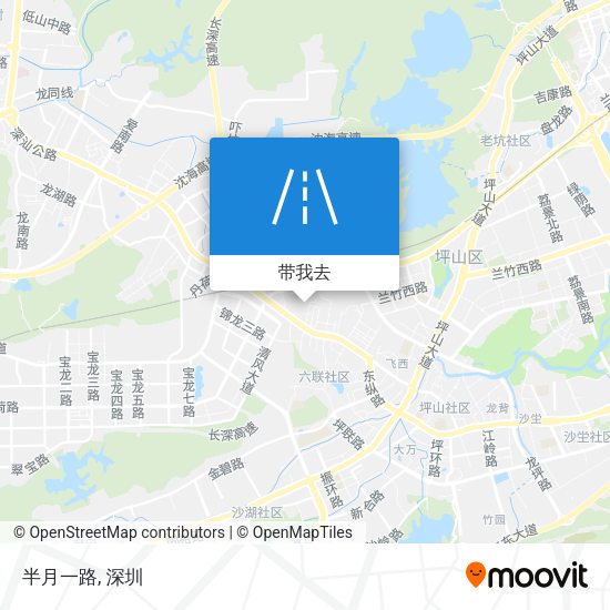 半月一路地图