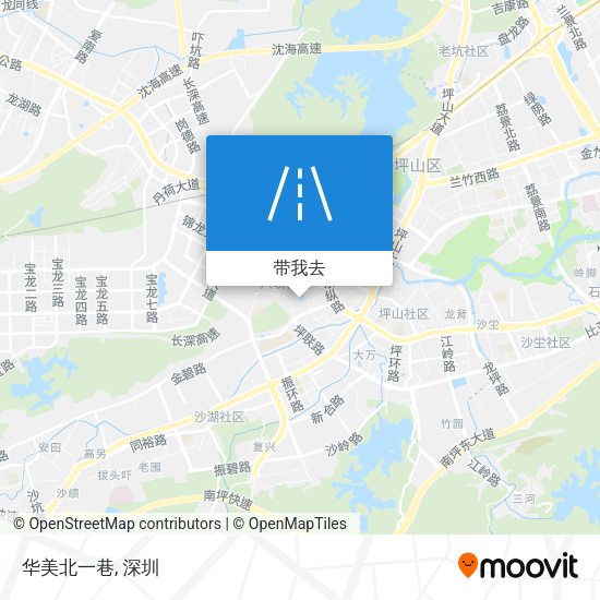 华美北一巷地图