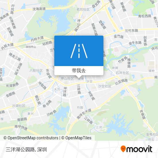 三洋湖公园路地图