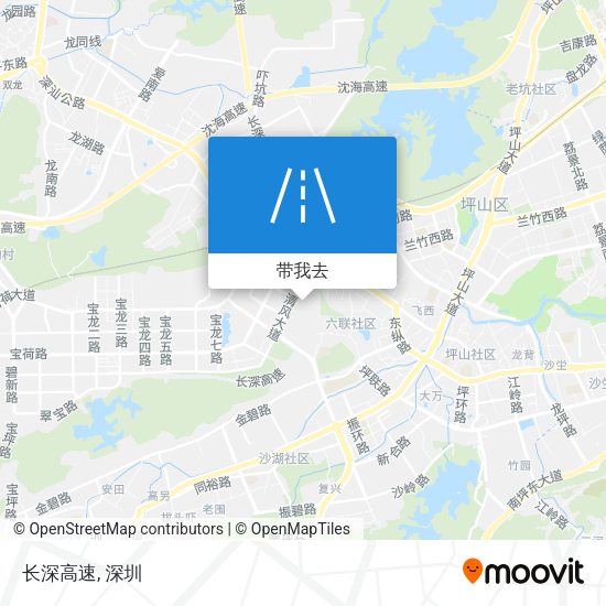 长深高速地图