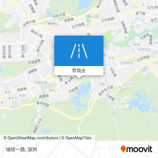 场馆一路地图