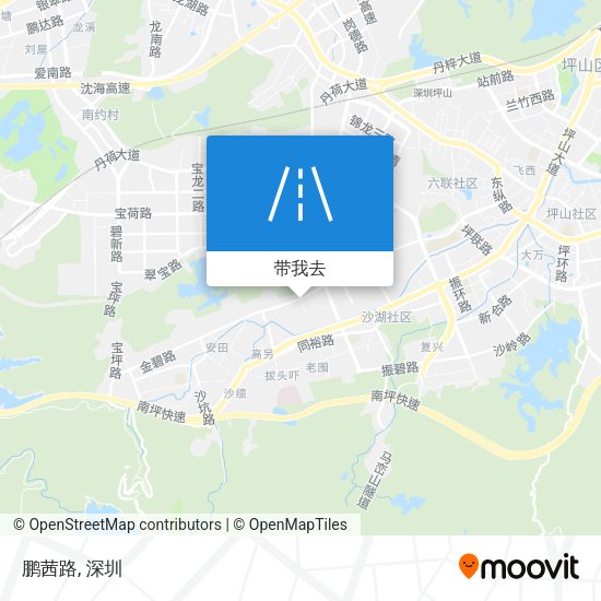 鹏茜路地图