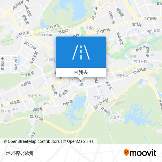 坪环路地图