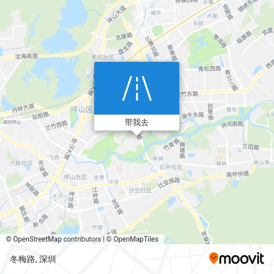 冬梅路地图