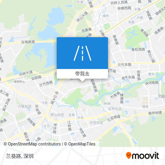兰葵路地图