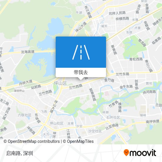 启南路地图