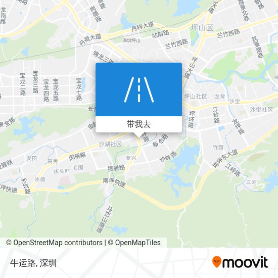 牛运路地图
