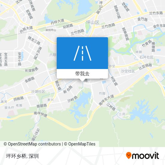坪环乡桥地图