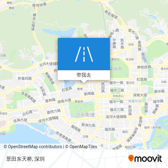 景田东天桥地图