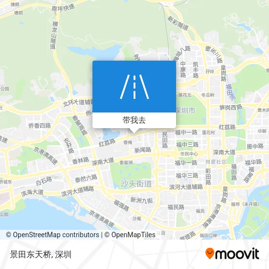 景田东天桥地图