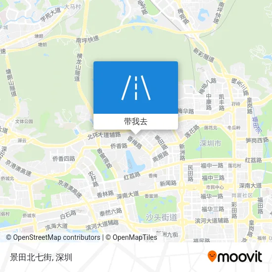 景田北七街地图