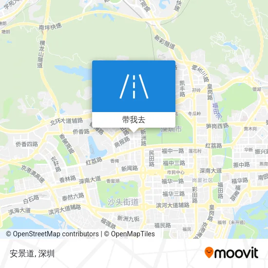 安景道地图
