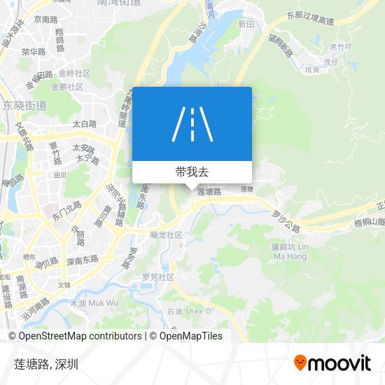 莲塘路地图
