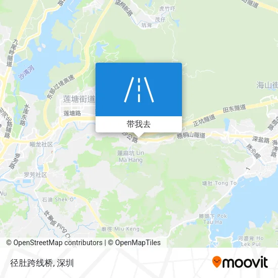 径肚跨线桥地图