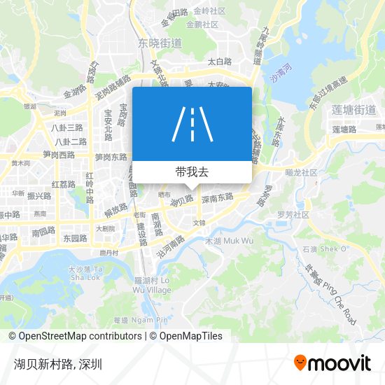 湖贝新村路地图