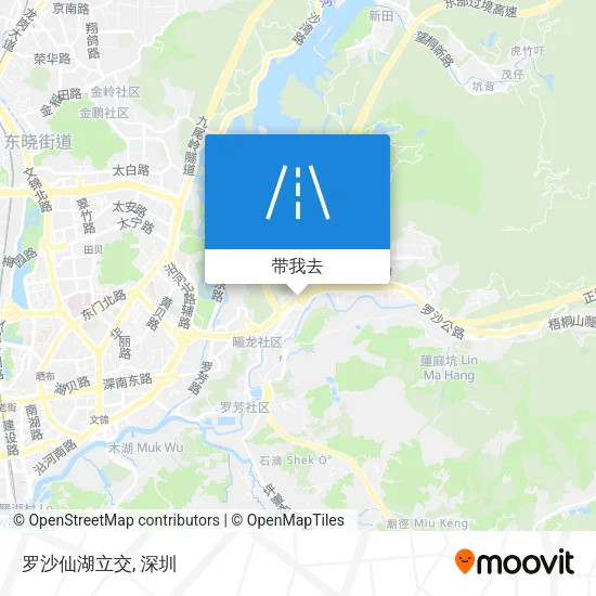 罗沙仙湖立交地图