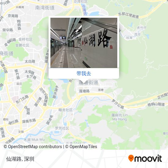 仙湖路地图