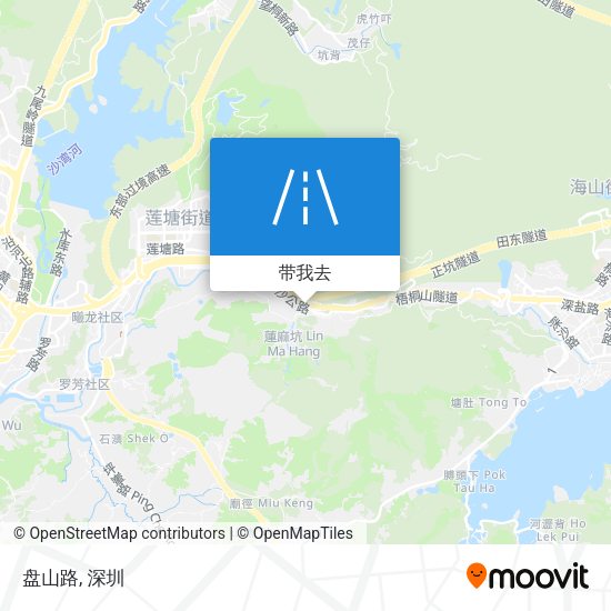 盘山路地图