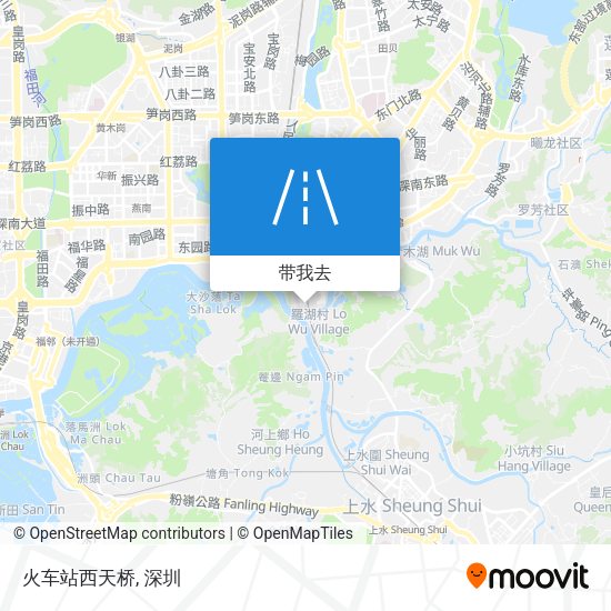 火车站西天桥地图