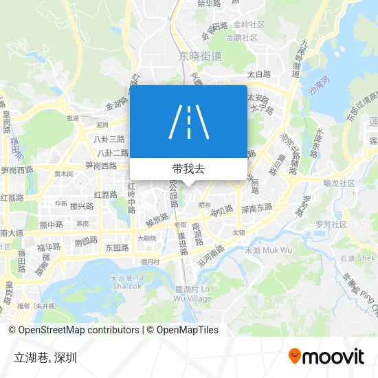 立湖巷地图