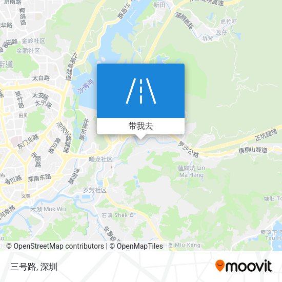 三号路地图