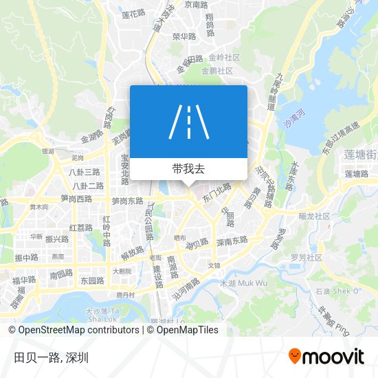 田贝一路地图