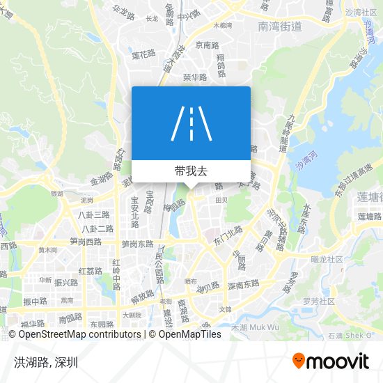 洪湖路地图