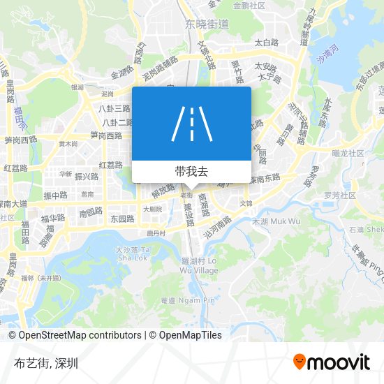 布艺街地图