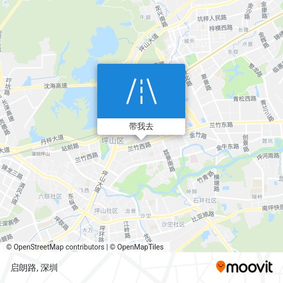 启朗路地图