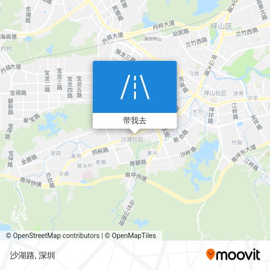 沙湖路地图