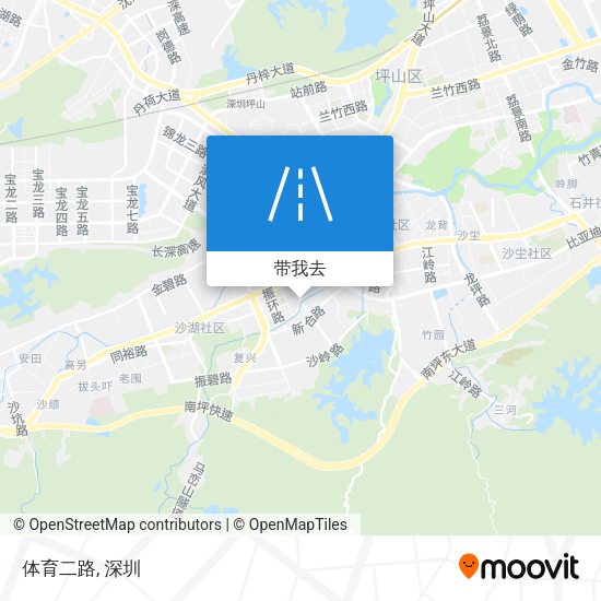 体育二路地图