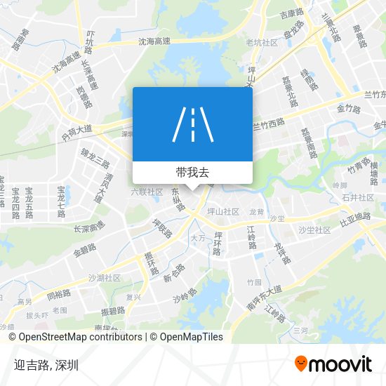 迎吉路地图