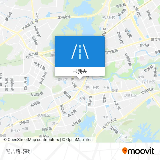 迎吉路地图