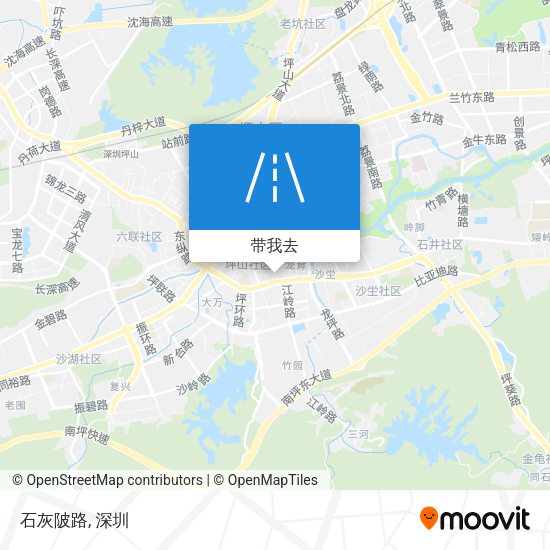 石灰陂路地图