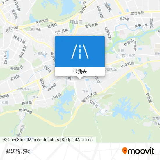 鹤源路地图