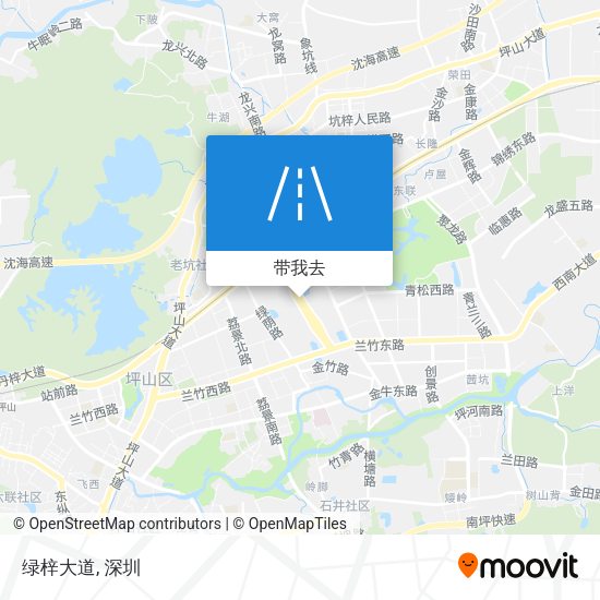 绿梓大道地图