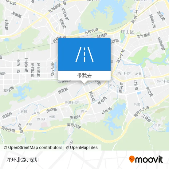坪环北路地图
