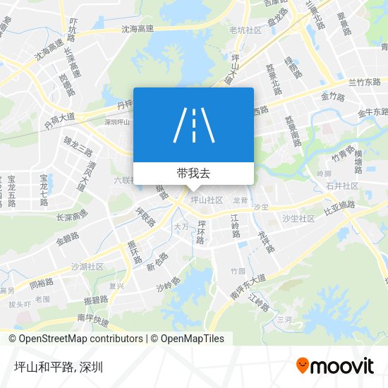 坪山和平路地图