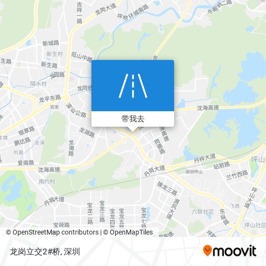 龙岗立交2#桥地图